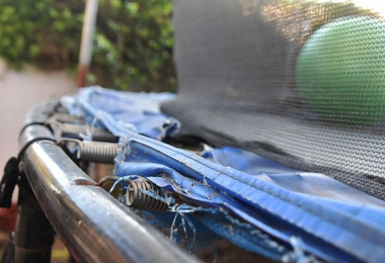 Restoring an old trampoline - Akrobat