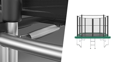 The simplest trampoline assembly - Akrobat AkroCLICK®