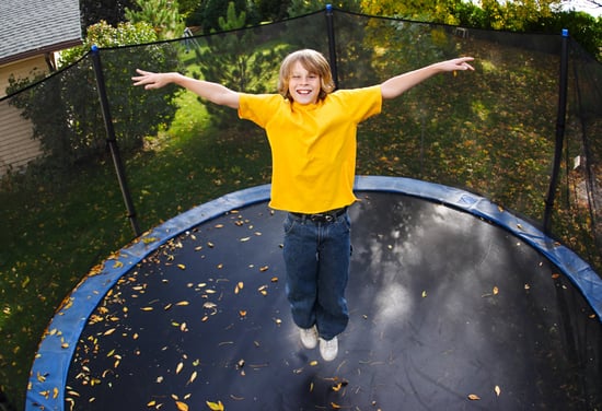 Otroke naučite pravilne uporabe varnostne opreme na trampolinu - Akrobat