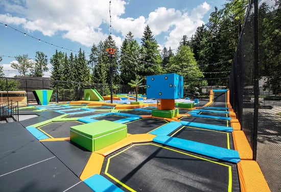  Incline trampolines for Trampoline parks - Akrobat