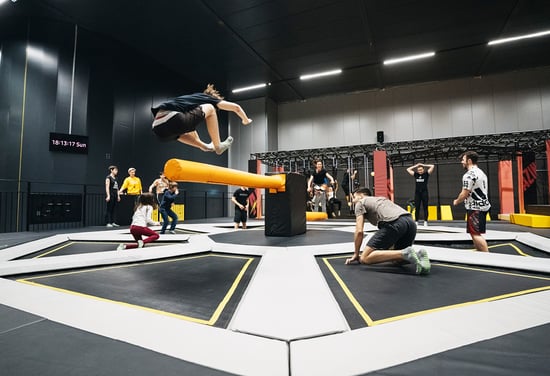 Jumping in a Trampoline park improves physical health