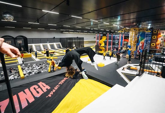 Airbags are innovative trampoline park modules with a bright future. - Akrobat