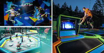 Enhance your Trampoline park with digital elements - Akrobat