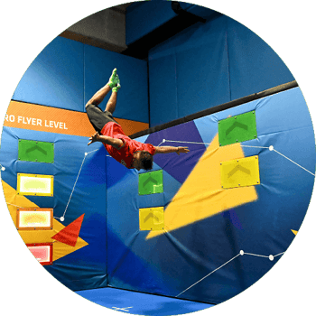 High-performance trampolines, Trampoline parks - Akrobat