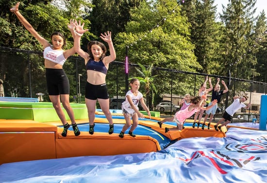 Akrobat air modules add excitement and adrenaline to your Trampoline park - Akrobat