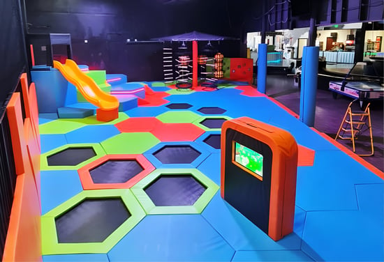 Cooksville Trampoline Park, USA - play areas for toddlers byAkrobat