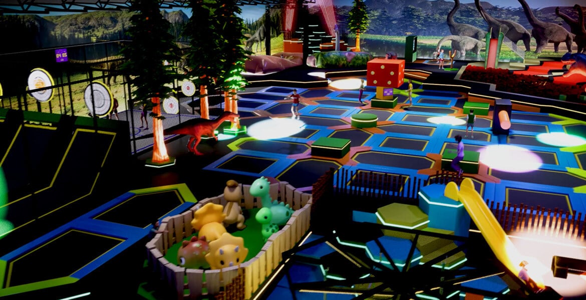 The future is in thematic Trampoline parks