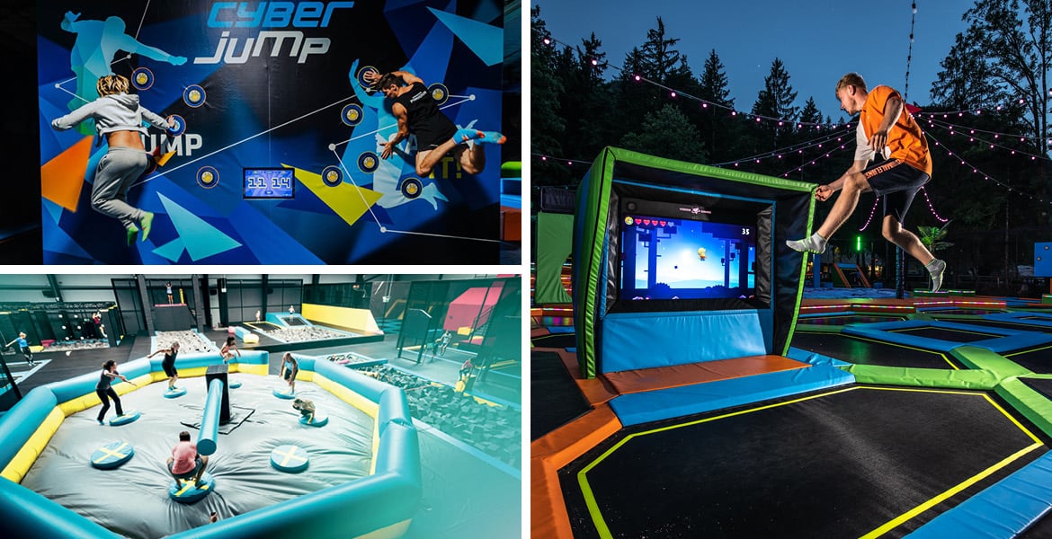 Enhance your Trampoline park with digital elements